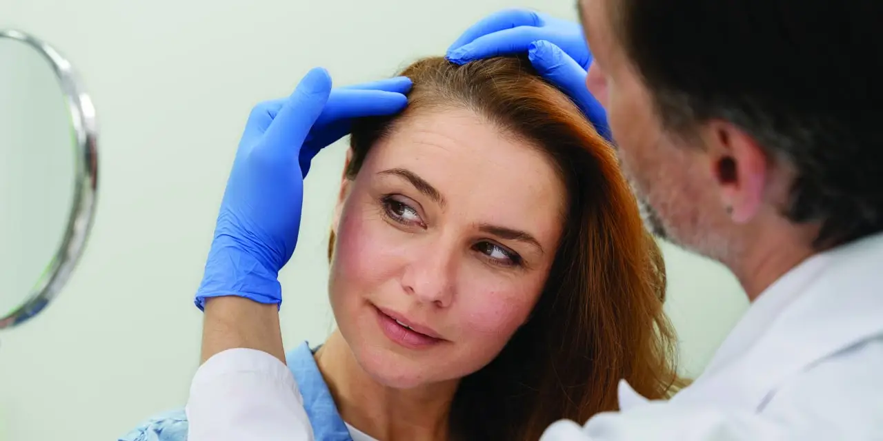 علاج تساقط الشعر عند النساء