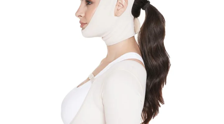 مدة لبس المشد بعد عملية شفط الذقن